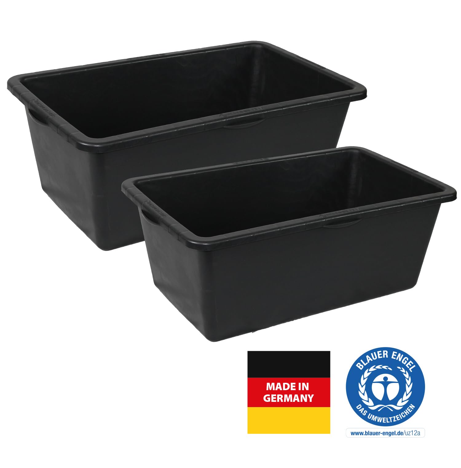 5 Stück Friesenthal Mörtelkasten/Wanne, in 60L, Made in Germany - Blauer Engel