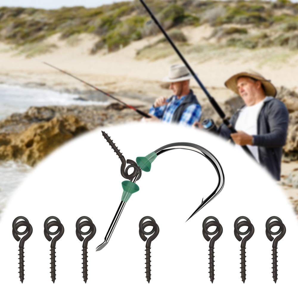 50 pz gancio ferma perline accessori per la pesca alla carpa
