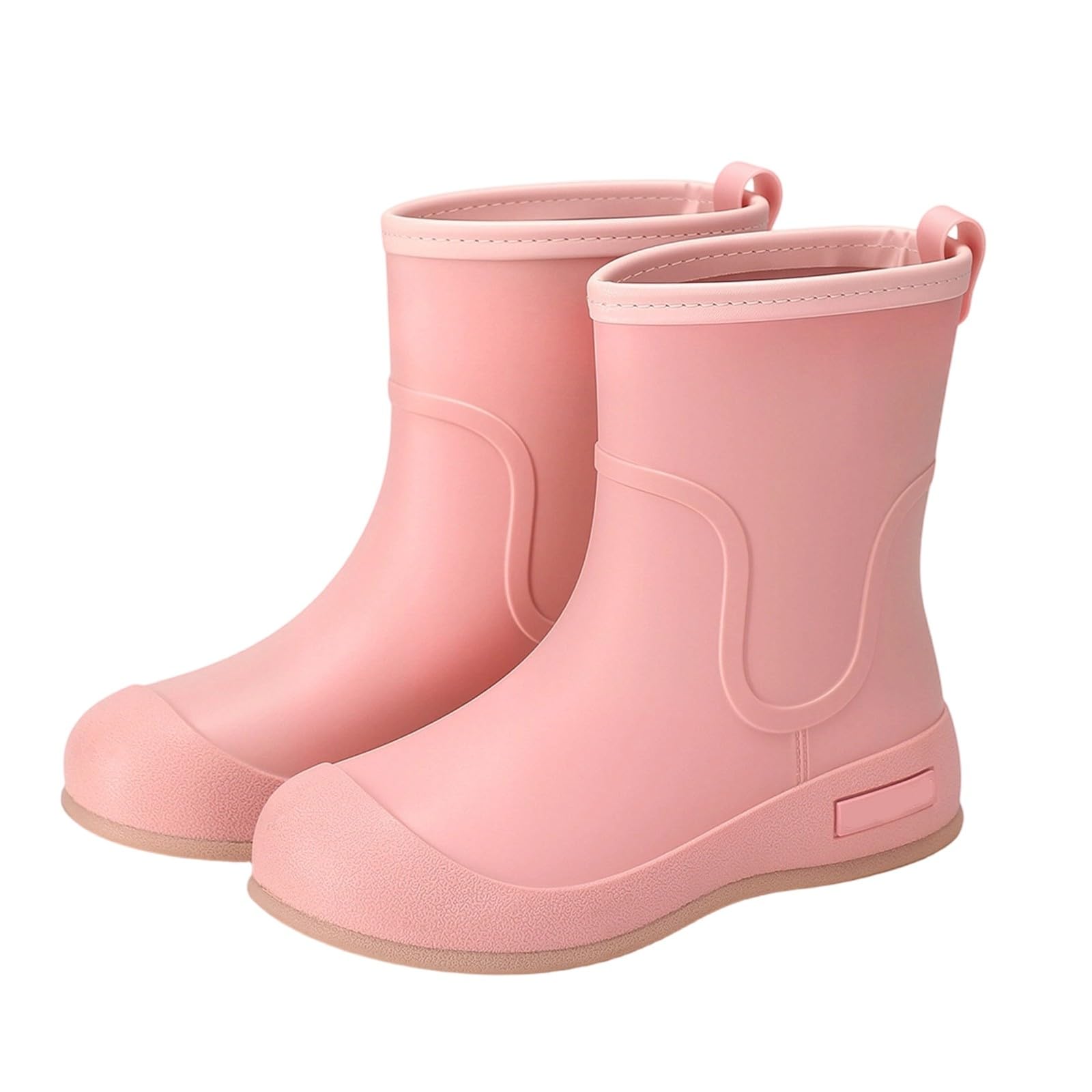 Botas de Lluvia Cortas, Zapatos de Tobillo, Calzado Informal para Exteriores, Zuecos de jardín para Caminar y Hacer Senderismo.