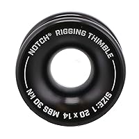 Algopix Similar Product 2 - Notch X-Ring Medium 20mm x 14mm, Black