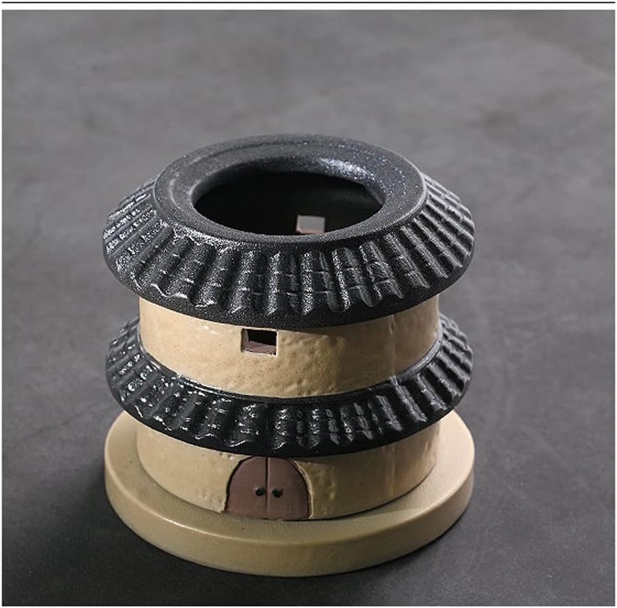 Incense Holder Incense Burner Incense Waterfall Incense Furnace Zisha Creative Handmade Aromatherapy Furnace Tea Tray Ornament Plate Incense Sandalwood Backflow Incense Burner(A)