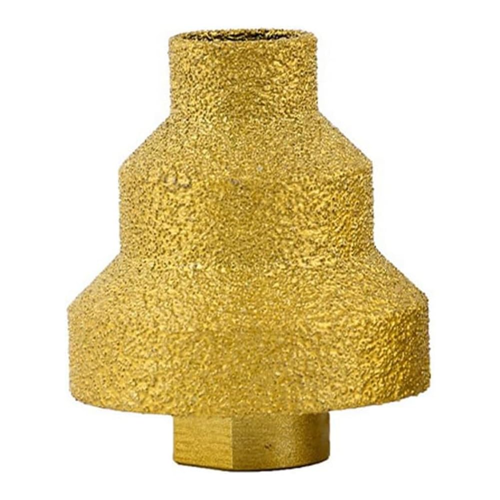 Broca de Diamante para Chaflán de 20-35-50 Mm, Amoladora Angular, con Rosca M10 para Agrandar Mármol, Azulejo, Mampostería, Hormigón, Porcelana
