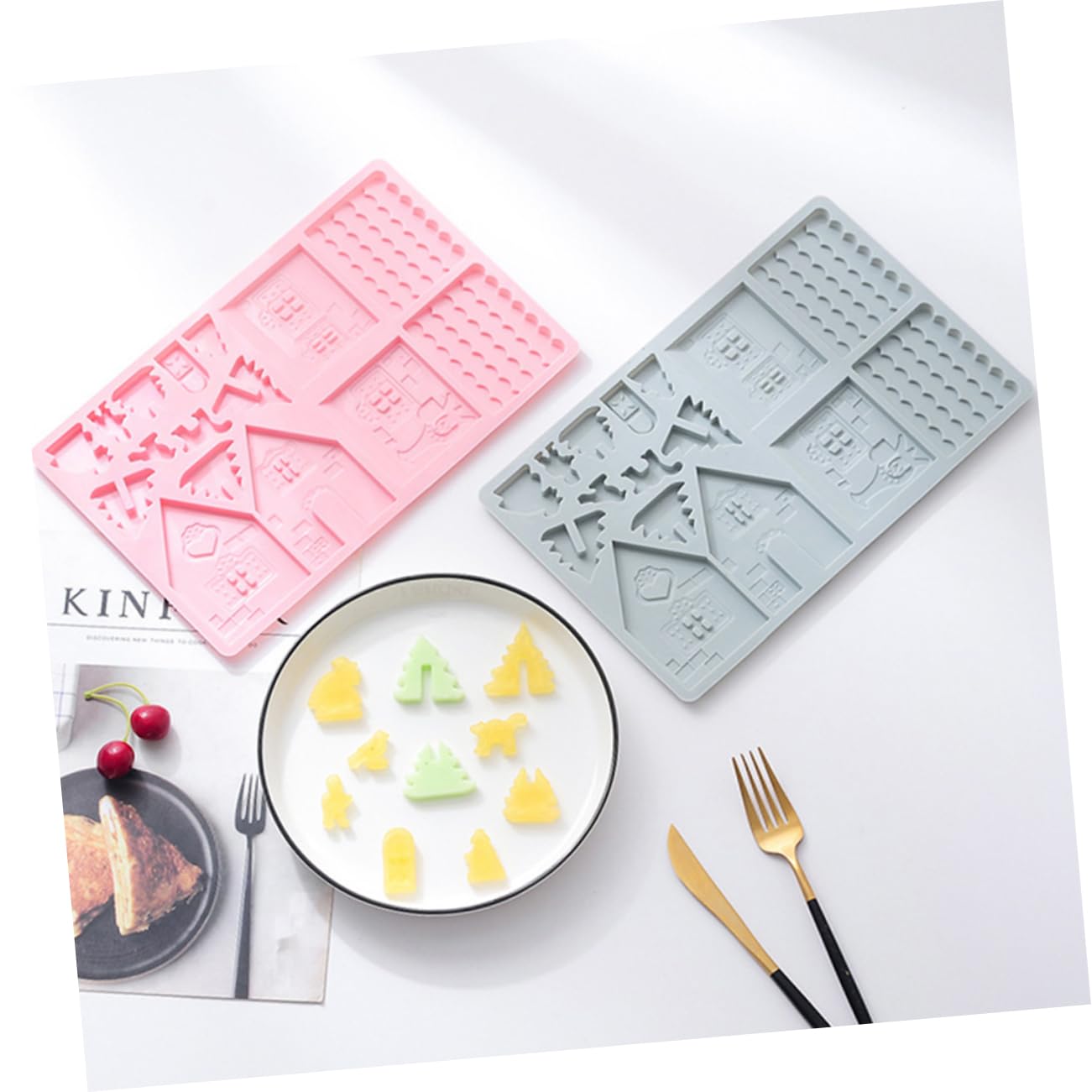 TOPBATHY 5 Ensembles Outils De Cuisson De Gâteaux Miche De Moule À Muffins De Noël Moule Gateau Noel Noel Gateau De Bricolage De Cuisson Matériel De Bricolage 2 Pièces * 5