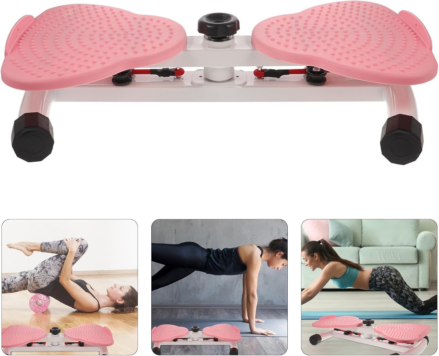 Ab Board Waist Twist Machine, Giratoria Para Cintura, Waist Twisting Fitness Tool Standing, Twister For Exercise At Home, Pilates Twister Board Exercise With Handle For Women Men