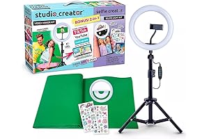 Tik Tok Studio Creator 2: Advanced Creator Kit with Bonus 2-in-1 Selfie Light