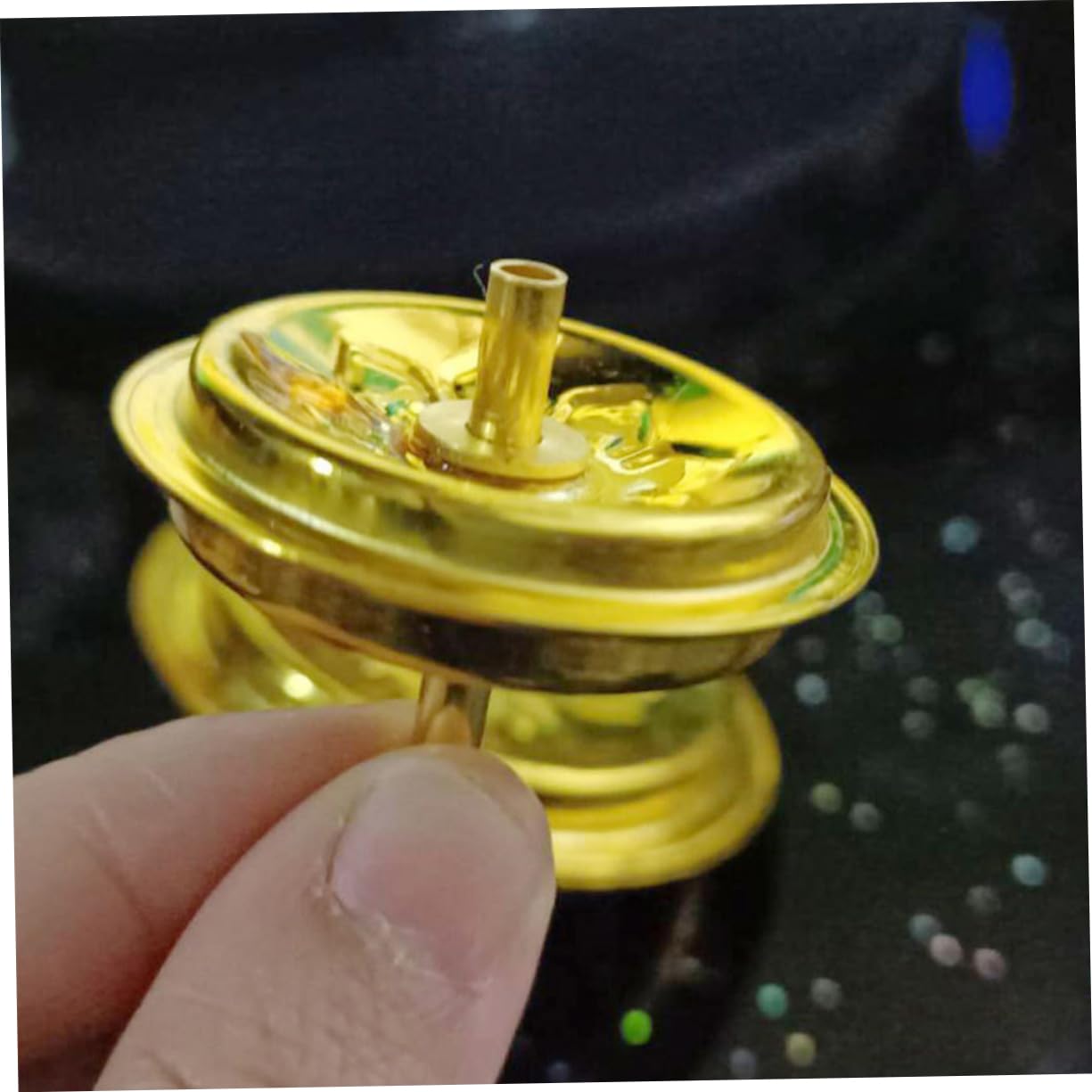 5 Pièces Mèche de Lampe à Huile en Aluminium Or, Accessoire Portable et Polyvalent pour Cérémonies de Bougies et Temples