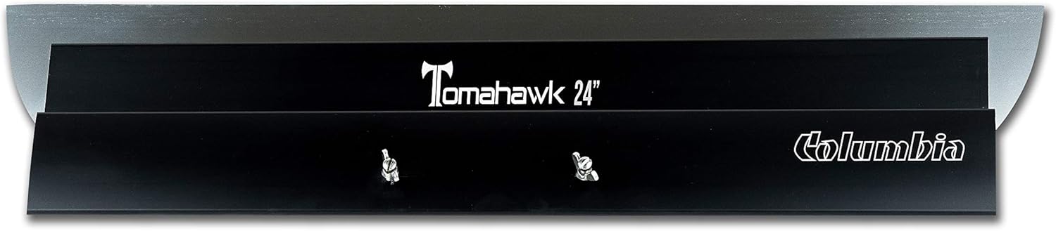 Columbia Tomahawk 24" Aluminum Smoothing Blade - Heavy-duty Wipe Down and Finishing Knife, Plastic Handle