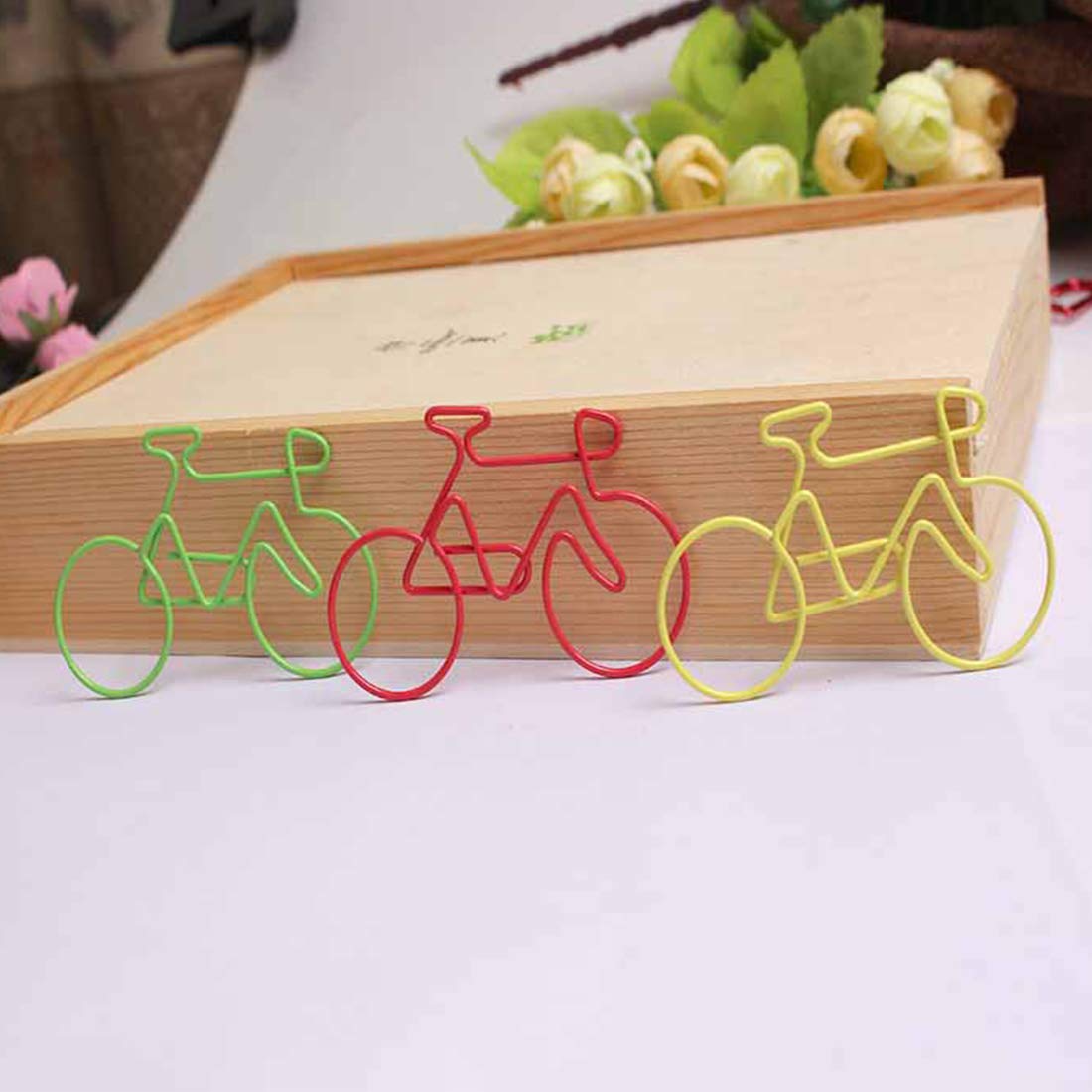 Operitacx Lot De 100 Petits Trombones En Métal En Forme De