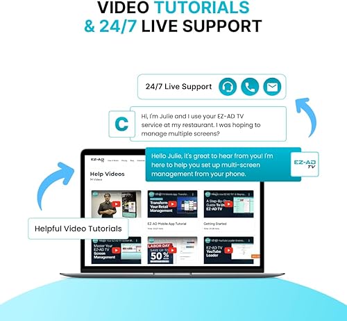 Miniatura 8 de EZ-AD Kit de reproductor 4k de señalización digital de TV  Reproductor multimedia de señalización digital, contenido de publicación automática,