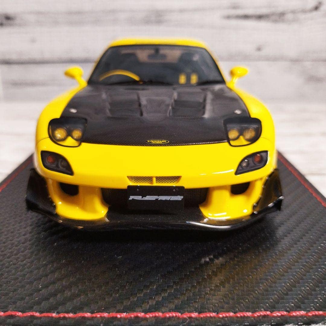 Amazon | 激 イグニッションモデル 118 RE雨宮RX-7 FD3S イエロー