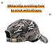 KBETHOS KBE-VINTAGE BLK-CAM Vintage Washed Cotton Baseball Cap, Black Camo