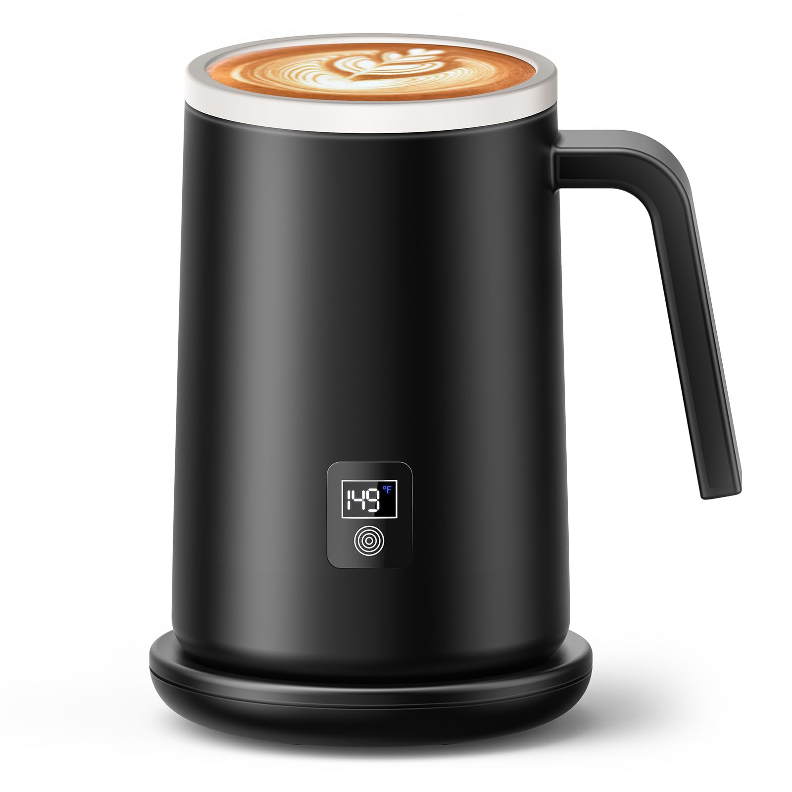 self heating coffee mug, 14oz smart heated mug for coffee, 180 min battery life & hot up to 149? temperature control mug, coffee warmer mug gift for men women, dad and mom