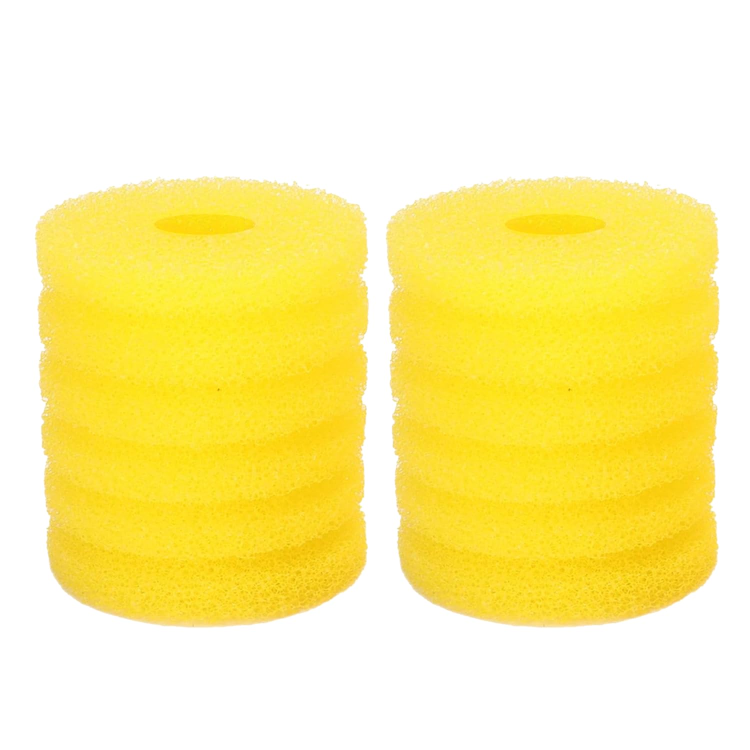 Jainsons Pet Products 3 X 2.8 Inch Cylindrical Aquarium Filter Sponge Foam Pre-Filter for Fish Tanks, Fish Tank Filter Accessories Round Sponge for Aquarium Filter (Yellow Round Sponge -2 Pcs)-image-16