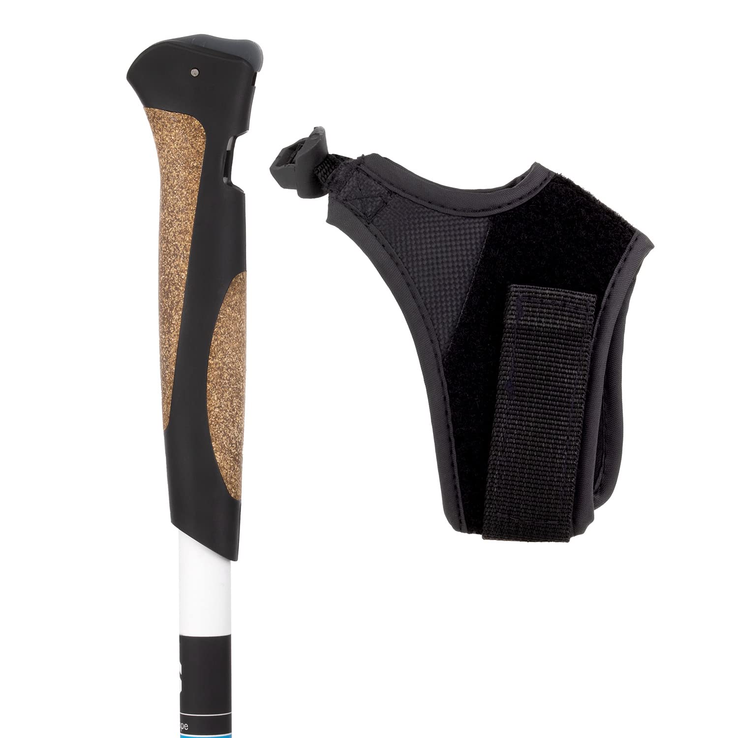 Bastones Senderismo Marcha Nordica Ajustables, Mujeres, Hombres, Trail Running y Trekking, Bastones Plegables para Caminar, Baston Extensible Fibra Carbono, Mango Corcho, Palos Senderismo