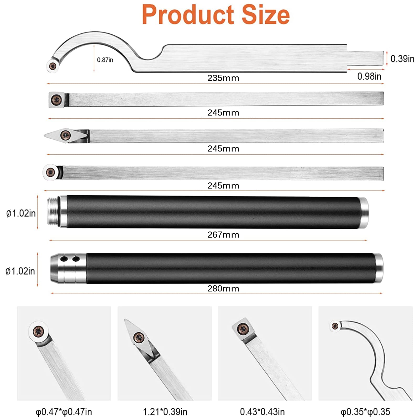 Inserti Punte In Metallo Duro Lame Per Taglierina Scalpelli - Foto 5