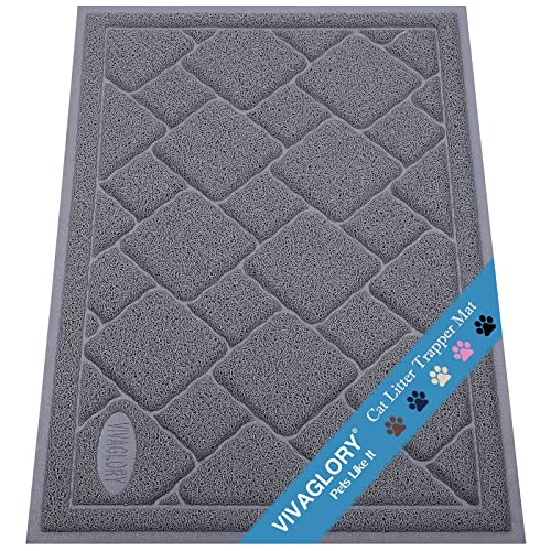 VIVAGLORY Cat Litter Mat, Extra Large (35
