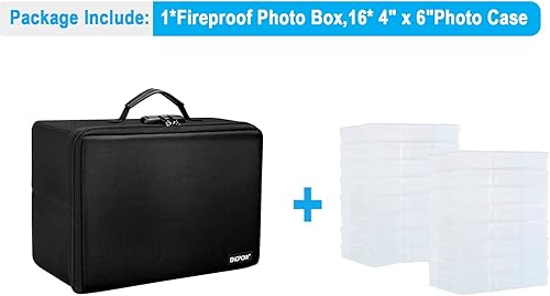 Miniatura 2 de ENGPOW Fireproof Photo Storage Box+ Fireproof CD Case