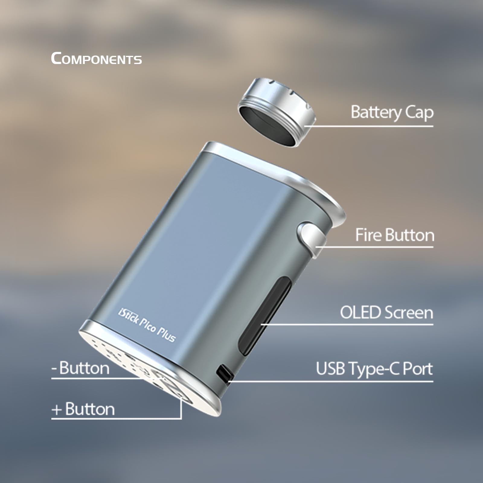 elfbar nachfüll pod läuft aus Eleaf istick pico plus 75w batería portadora modelo caja metálica Sin 18650  batería sin nicotina Gris : Amazon.es: Electrónica main image 0