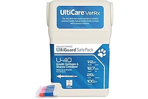 VetRx U-40 UltiGuard Safe Pack Pet Insulin Syringes