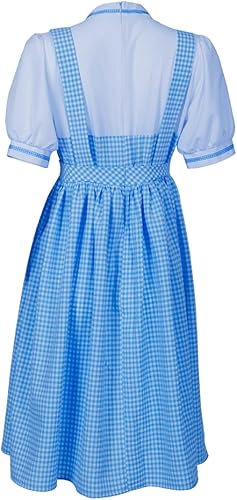 Miniatura 3 de LVLING Oz Dorothy - Disfraz de Dorothy azul a cuadros con lazos para el cabello