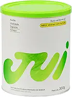 Jui Suco Verde em Pó Sabor Abacaxi com Hortelã 30 Doses, Vegano, 100% Natural, Sem Açúcar, Sem Glúten, Sem Lactose, Para Inchaço, Digestão e Vitalidade