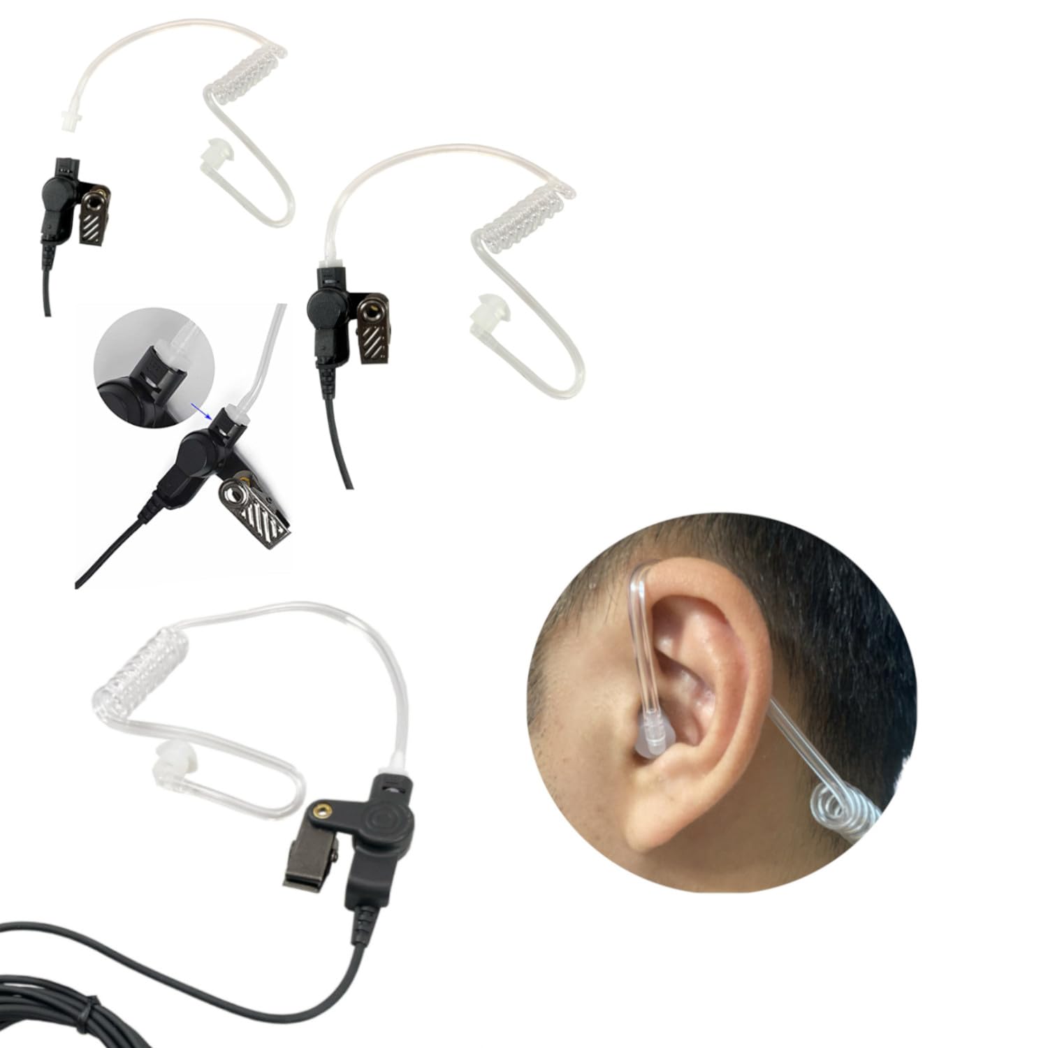 ヘッドフォン/イヤフォン motorola2-in-1WirelessSpeaker&headphones Amazon.com: MaximalPower Headset Earpiece with Kevlar Reinforced