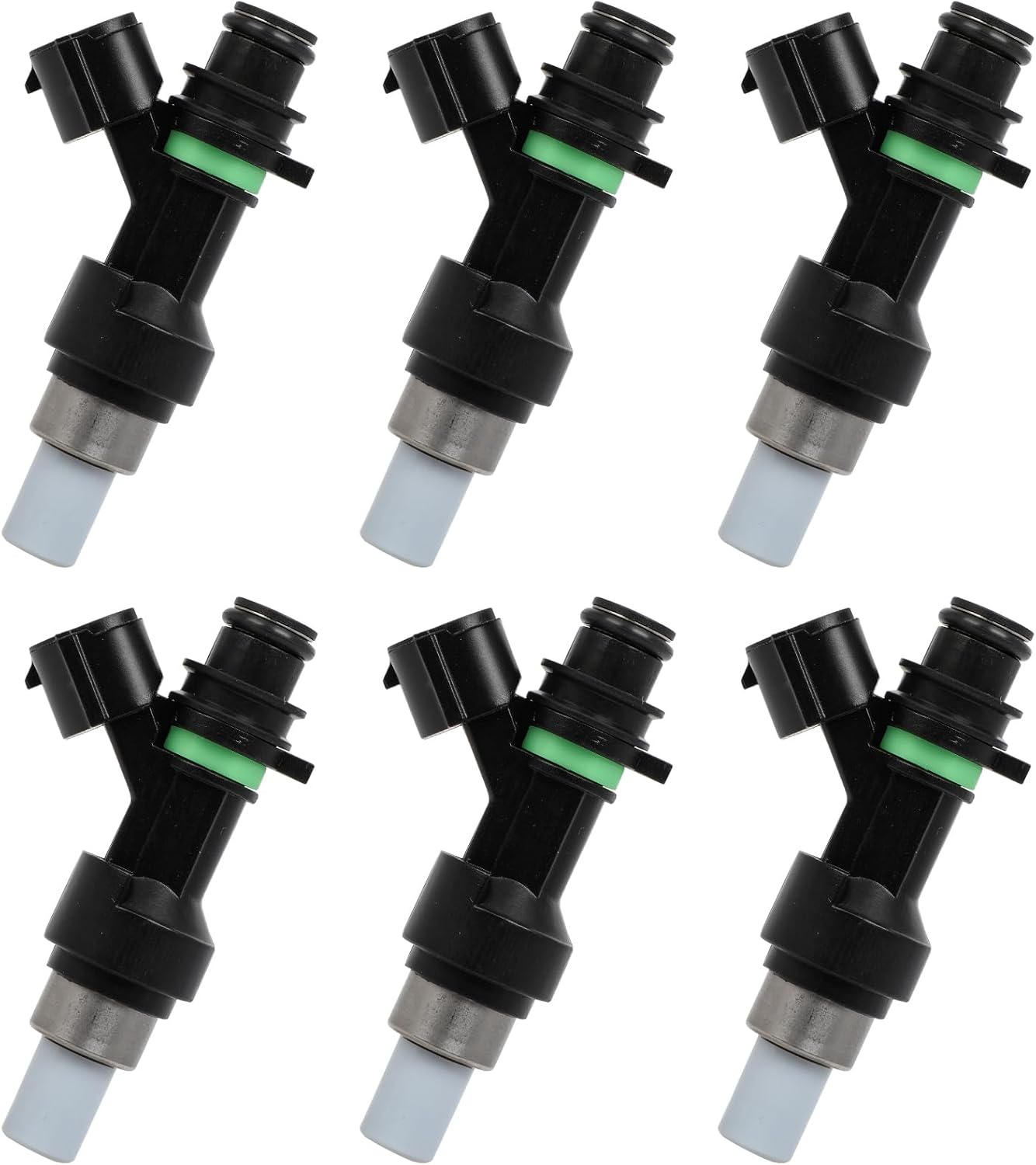 SCITOO FJ966 6Pcs 18 Holes Fuel Injectors fit for Suzuki for Grand Vitara 2.7L 2006 2007 2008, 84212402 1571066J00