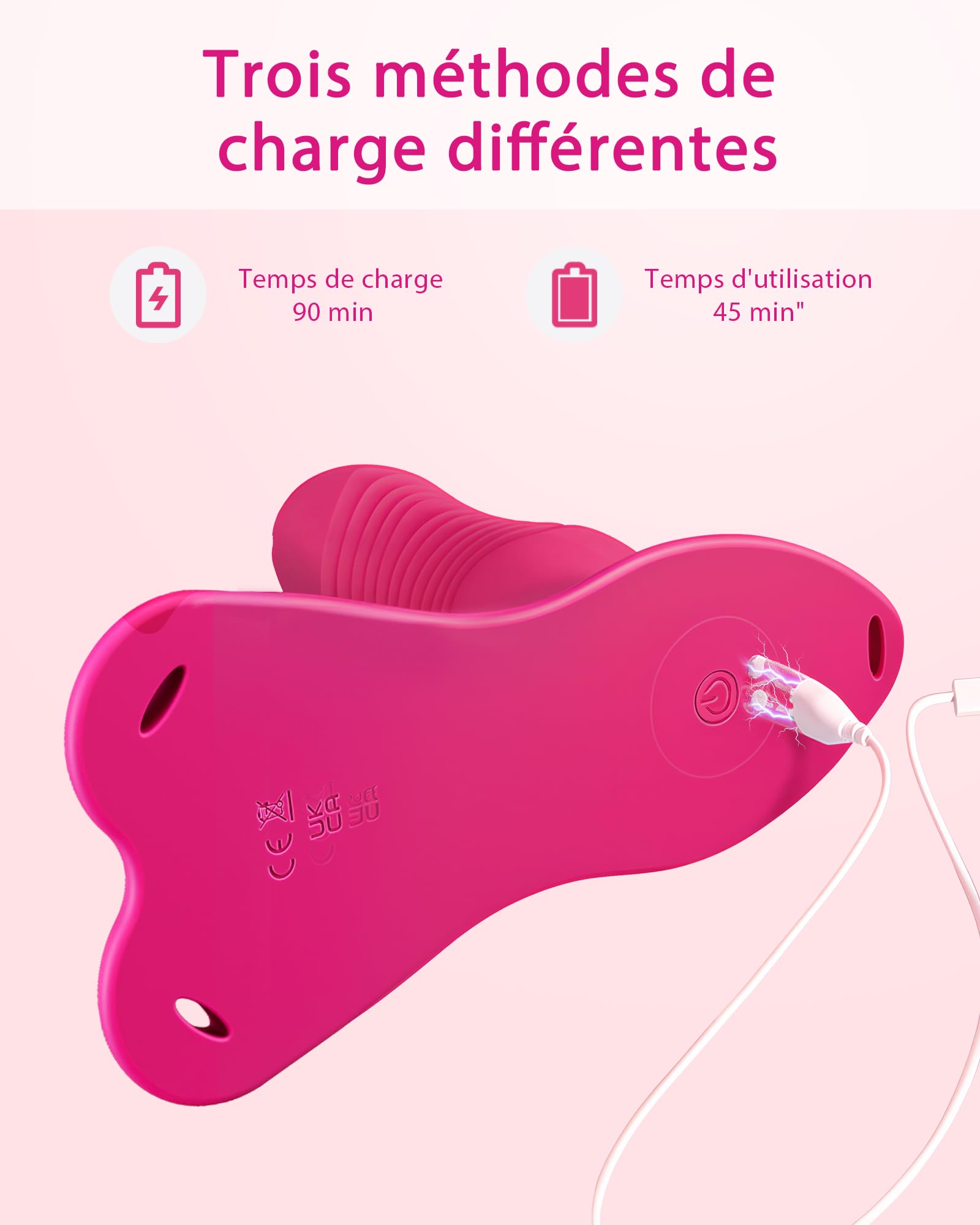 Sextoyse Femme Clitoridienne va et vient Puissant Mains Libres Sex Toys | 10 Modes Télécommande à Distance Vibromasseur 3 en 1 Sextoy, Vibromasseurs Feminin Clitoridien Gode Femme Sex, Couple Discret
