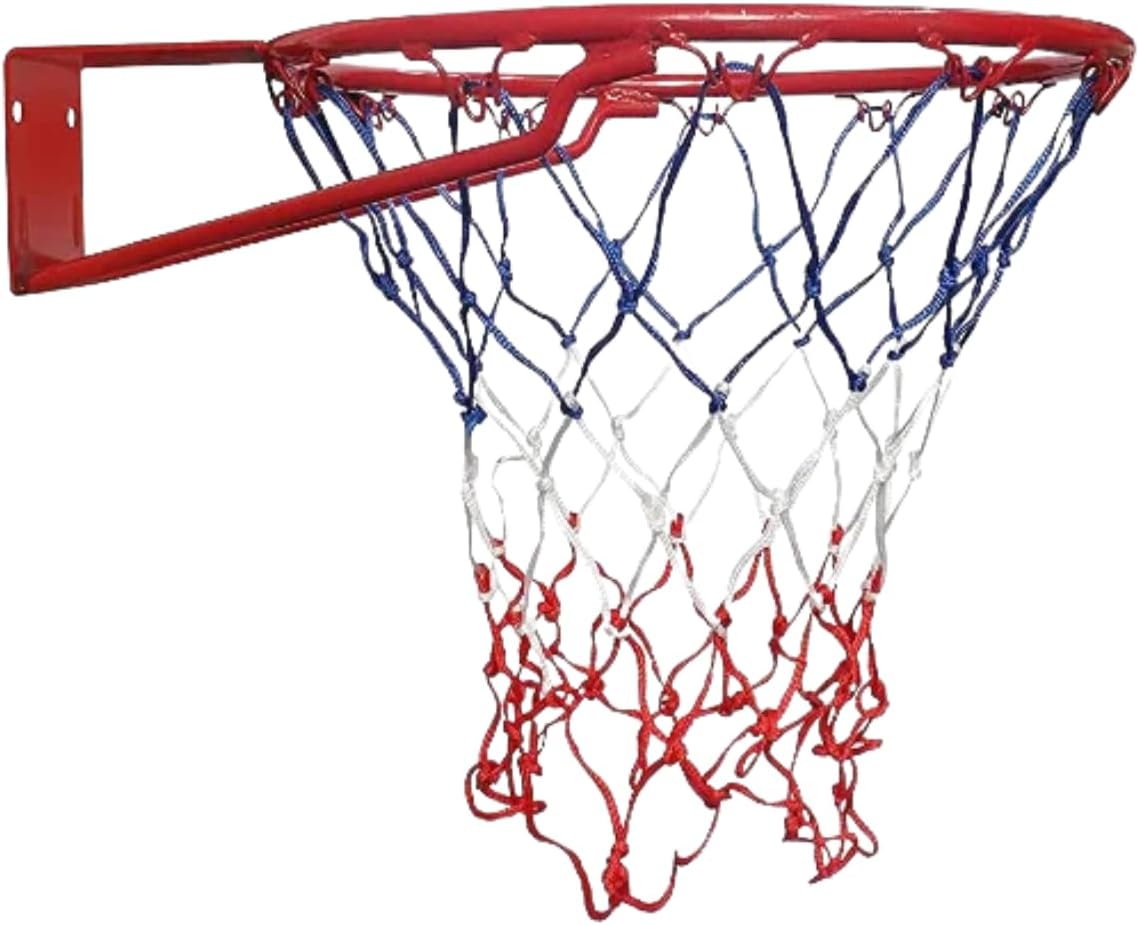 Raisco Professional Basketball Ring with Net (Orange) | Heavy-Duty Iron Rim | Suitable for Size 5 Basketball | Indoor & Outdoor Use