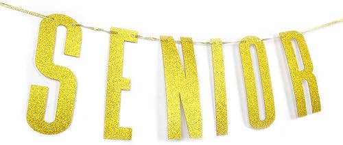 Miniatura 6 de Cartel dorado con purpurina para graduación de felicitaciones, decoración de banderines para fiesta de graduación de secundaria