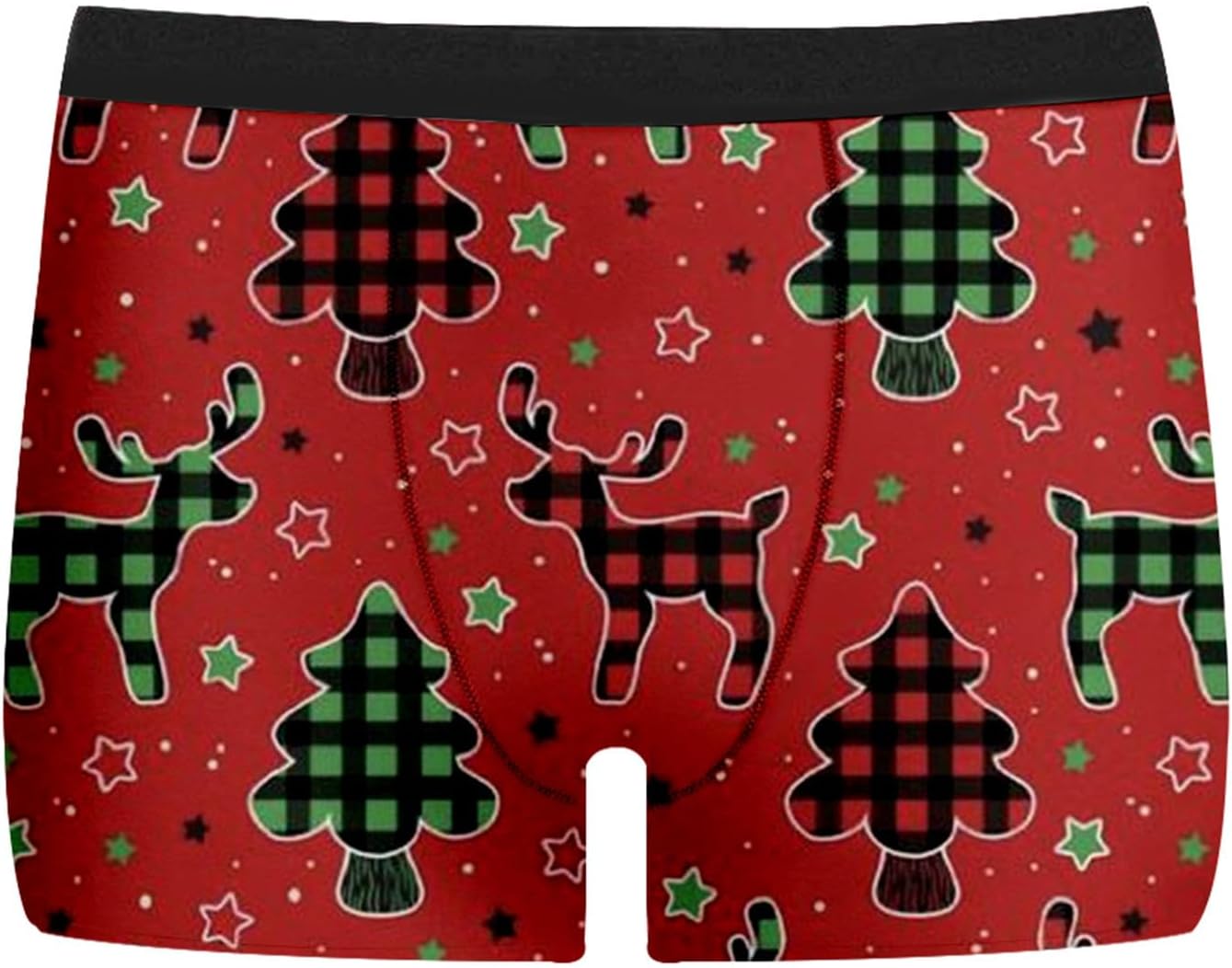 Calecon Noel Homme, Calecon Boxer Homme Noël - Respirant Calecon De Noel - 3D Imprimer Calecon Personnalise Homme - Moche Noël Motif Microfibre Shorty - Rigolo Sous-Vêtements - Chic Sport Boxer Homme