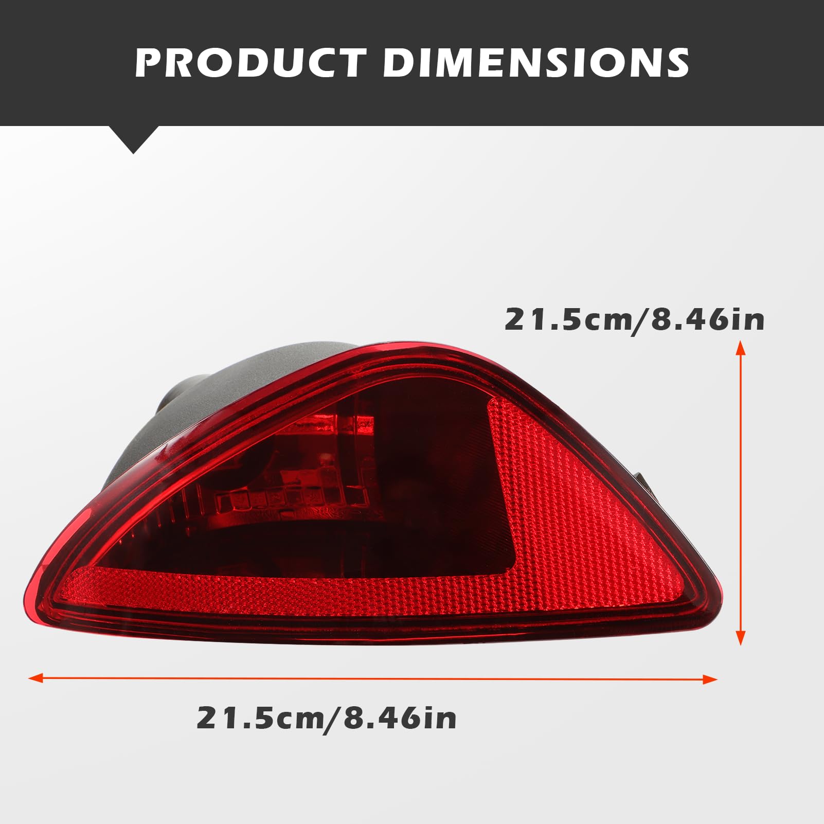 KASturbo - Fendinebbia posteriore destro per Renault Clio Mk3 Hatchback 2007-2012, sostituisce 8200776054 8200776121