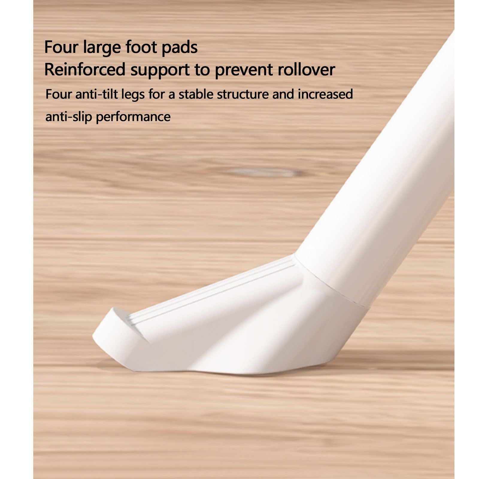 Weniger Faltbarer Wäscheständer aus Stahl | Mehrfarbiger 132 cm großer Camping-Balkon for drinnen und draußen: faltbare Wäschetrocknungslösung(White)