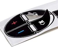 Vista 5 de TraderPlus Paquete de 3 calcomanías de repuesto para botón de tablero de CA