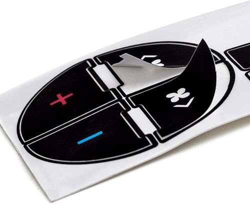 Miniatura 5 de TraderPlus Paquete de 3 calcomanías de repuesto para botón de tablero de CA