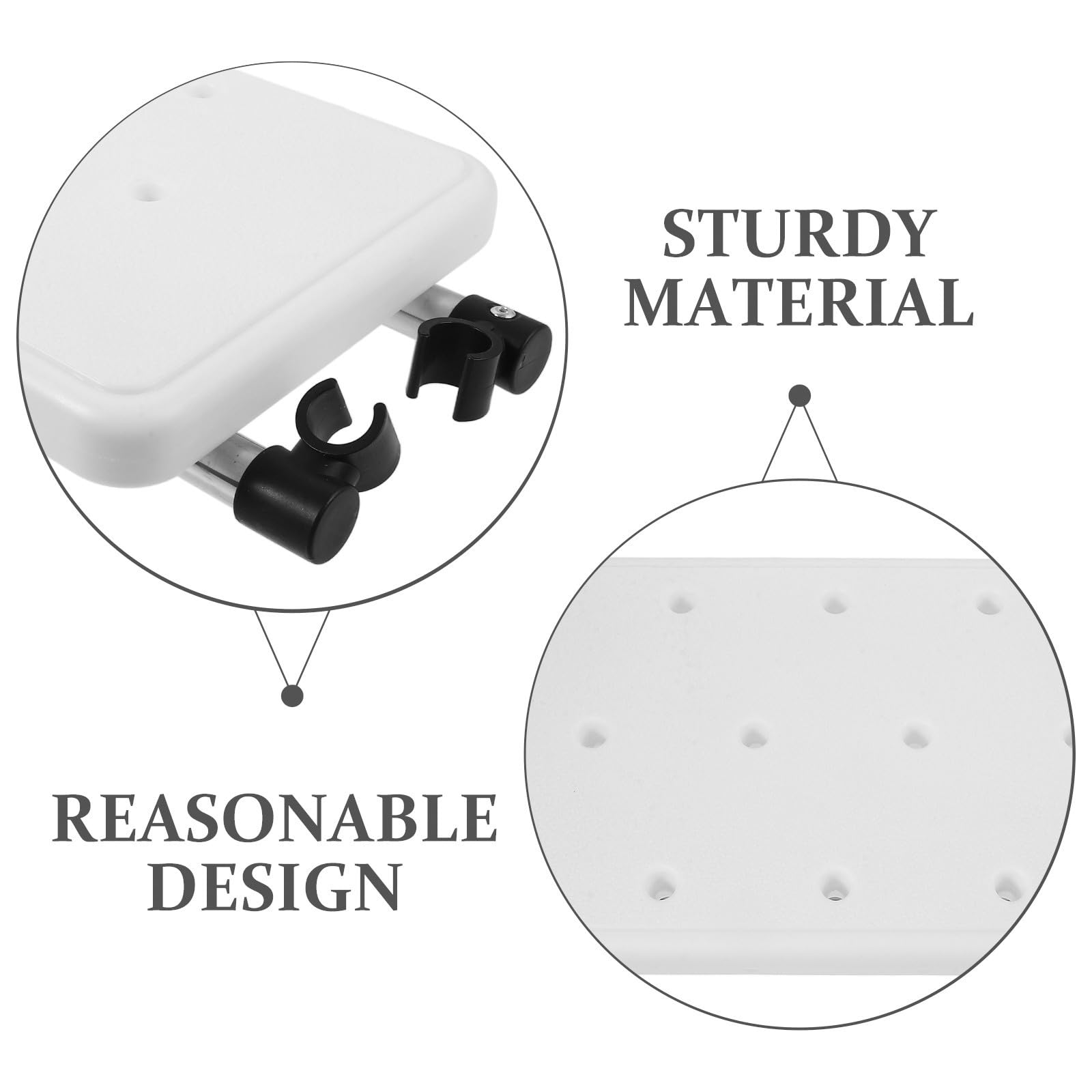 Asiento Aleación de Aluminio y Plástico, Cómodo y Personalizable de Reemplazo Diseño Reversible para Andador para Uso en Sillas de Ducha