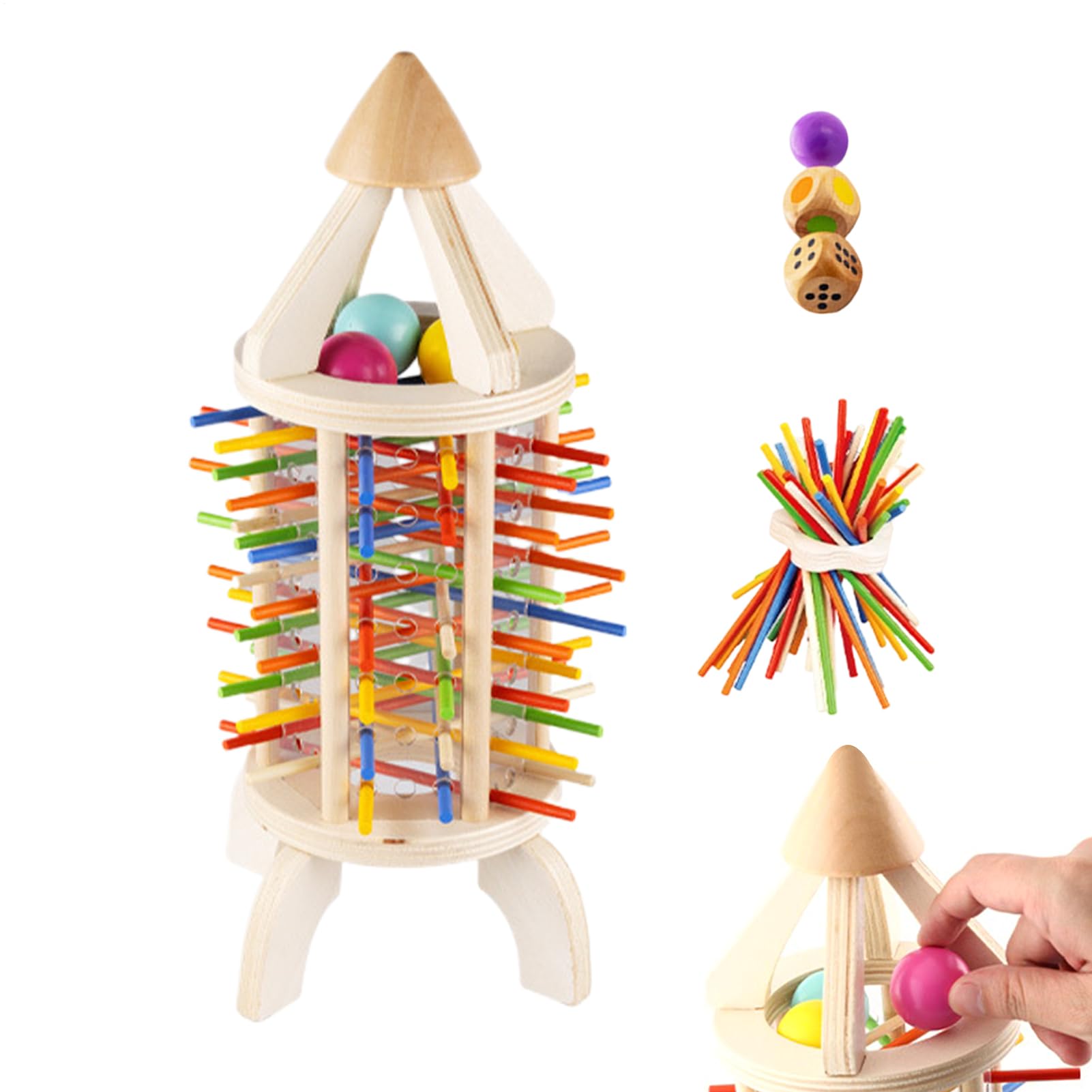 Générique Jouet Fusée de Puzzle d'apprentissage et d'Activités