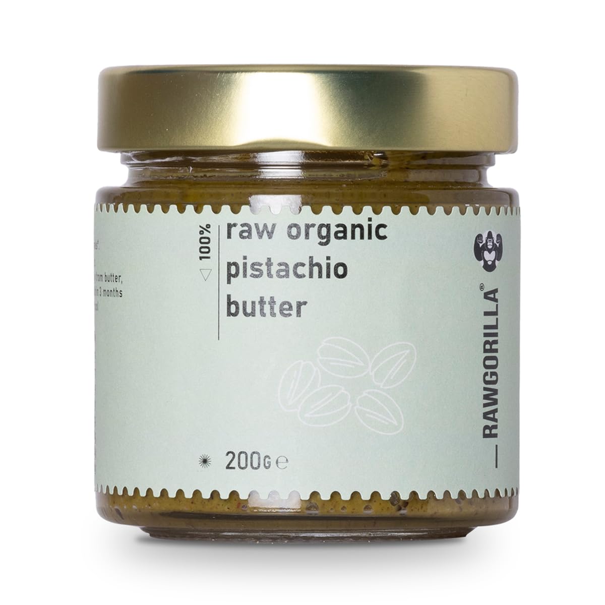 RAWGORILLA Raw Organic Pistachio Butter 200g