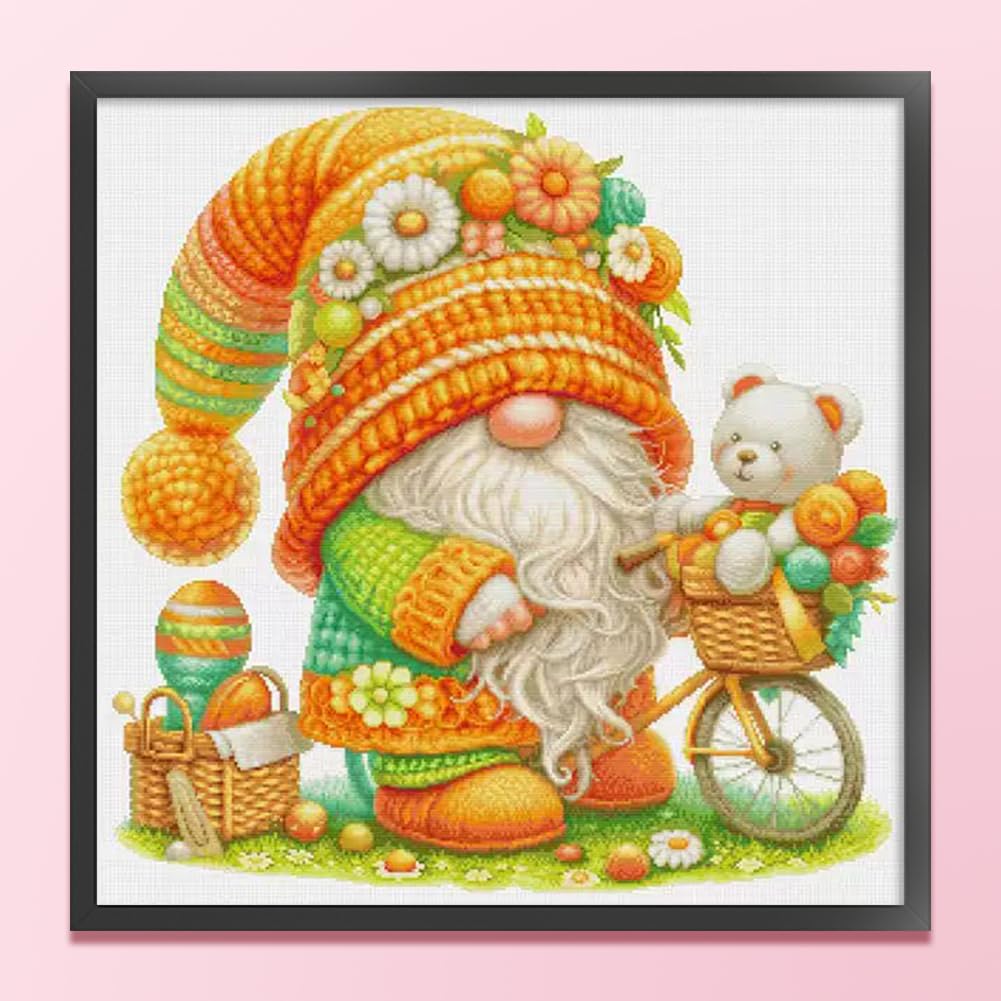 Pial Embroidery Egyptian Cotton Thread 16CT Printed Dwarf Cross Stitch Kits (3267), Cross Stitch Kits for Adults, Embroidery Kit for Adult Beginner, Home Wall Decor,Gifts for Mothers Girls