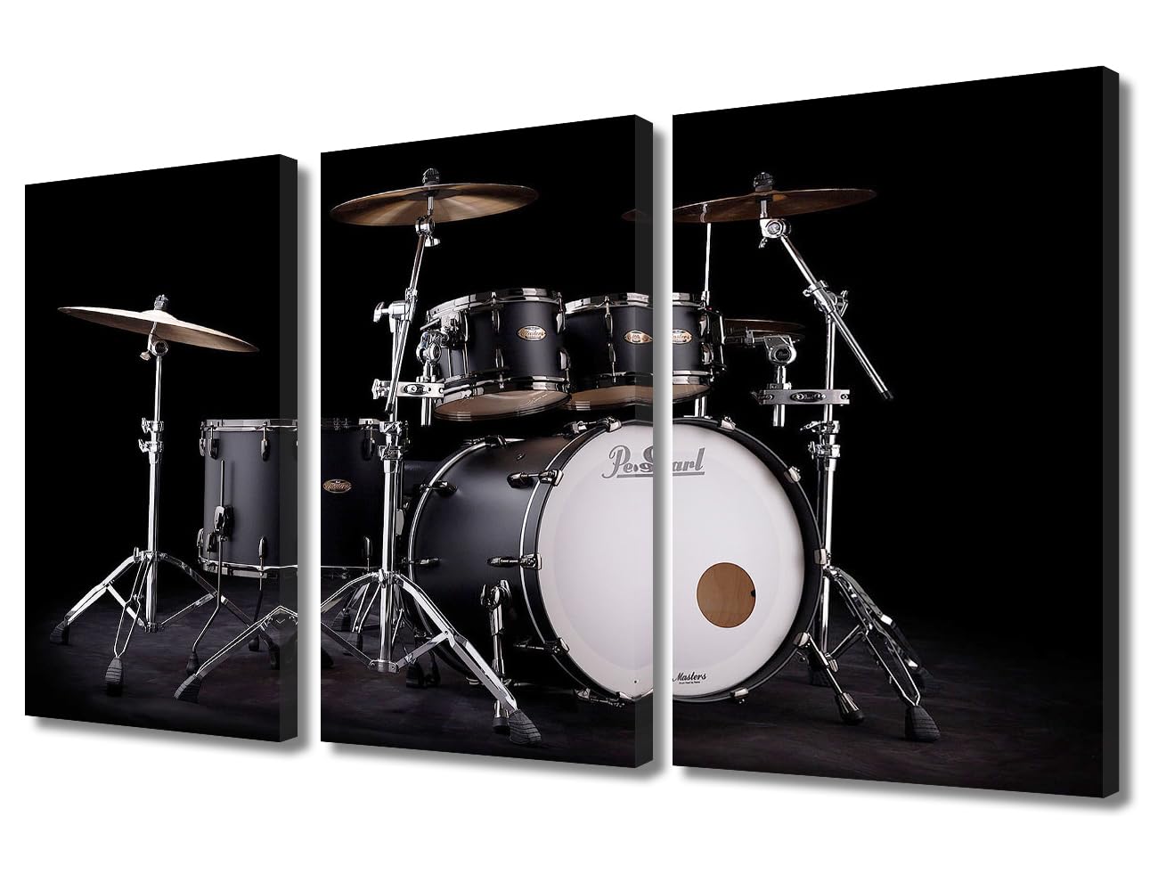 Decoración de pared para sala de estar, pósteres e impresiones sobre lienzo, imágenes musicales, instrumentos musicales, obras de arte, 3 piezas, arte de pared giclée de varios paneles, decoración del