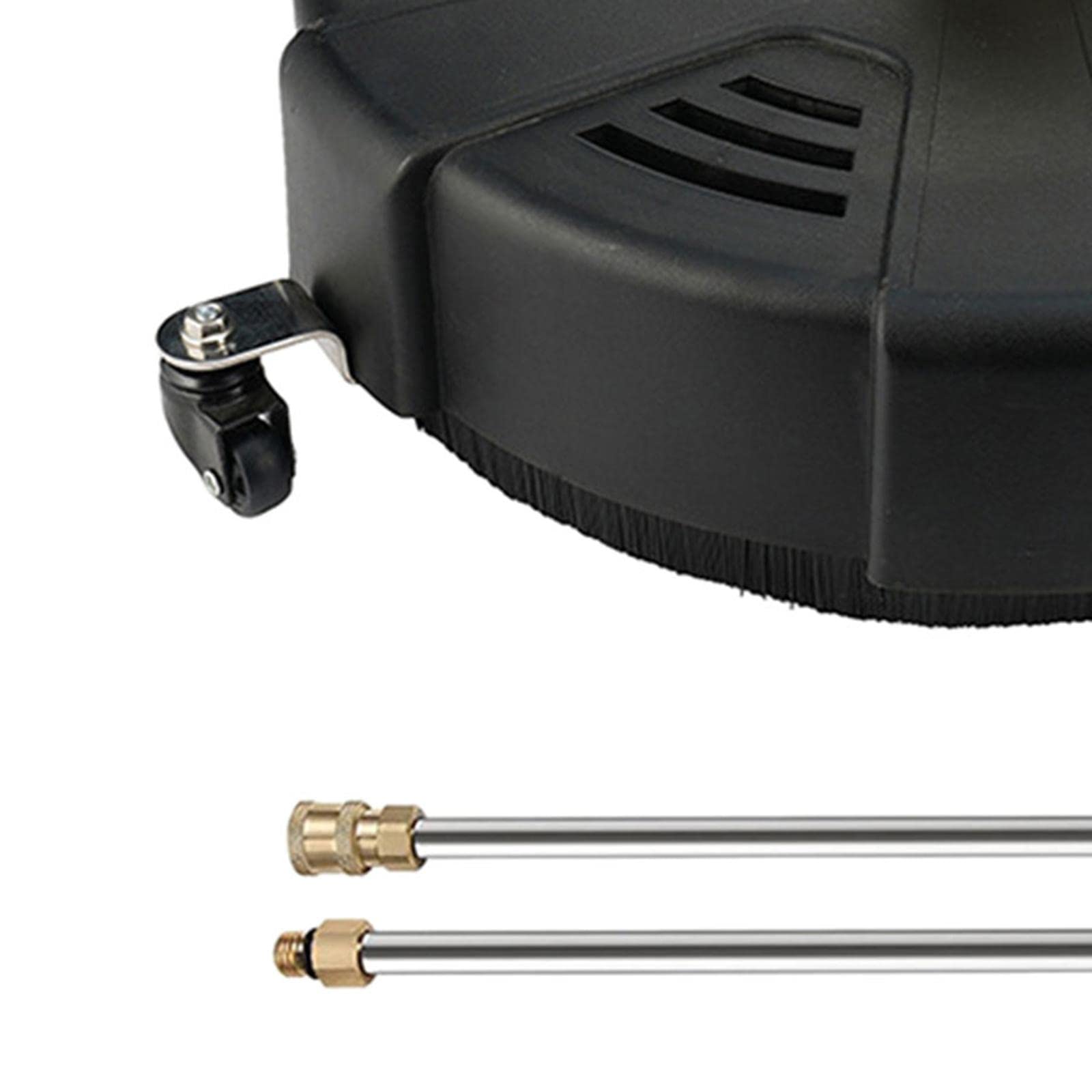 Lavapavimenti Per Idropulitrici 33cm - Pressione 2500 PSI, Ruote 360°, Acciaio Inox, Compatibile Connessione Rapida 1/4 - Foto 12