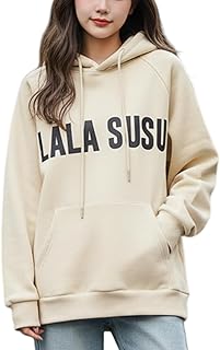 [Vincent house] パーカー レディース トップス 裏起毛 長袖 フード付き 柔らかい ゆったり プルオーバー おしゃれ 秋 冬 男女兼用