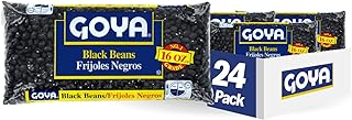 Goya Foods Black Beans, Dry, 16 Ounce (Pack of 24)
