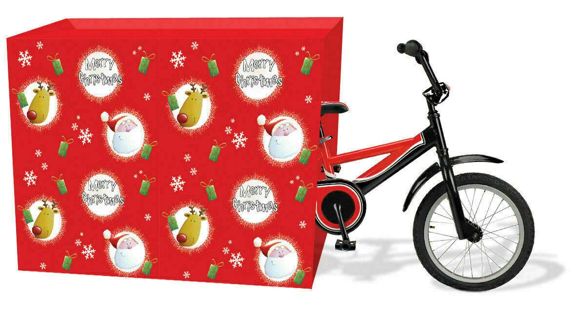 Paulstore Jumbo Pvc Santa Sack Giant Christmas Santa Bike Stocking Large Red Dog Costume (Jumbo Pvc Santa Sack)