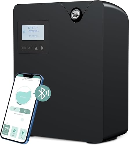 Máquina de aire aromático para el hogar, difusor de aceite esencial sin agua con tecnología inteligente de aire frío, difusor de aromaterapia