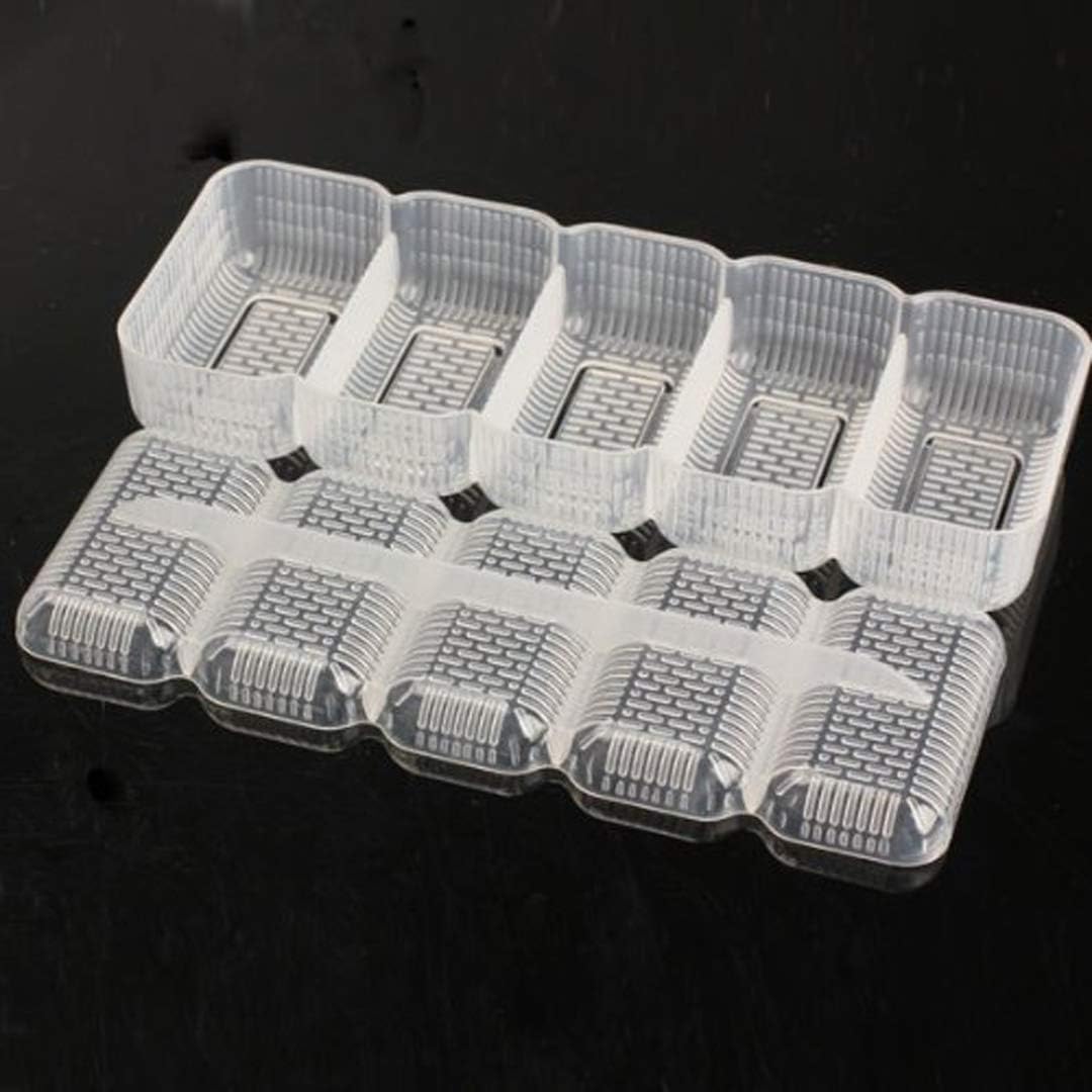 Happy Sales HSSM-NGRCLR, Japanes Nigiri Sushi Mold Rice Ball 5 Rolls Maker Press Bento Tool
