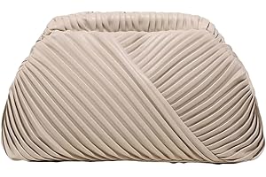 Women's Ruched Clutch Handbag: A Chic PU Leather Accessory
