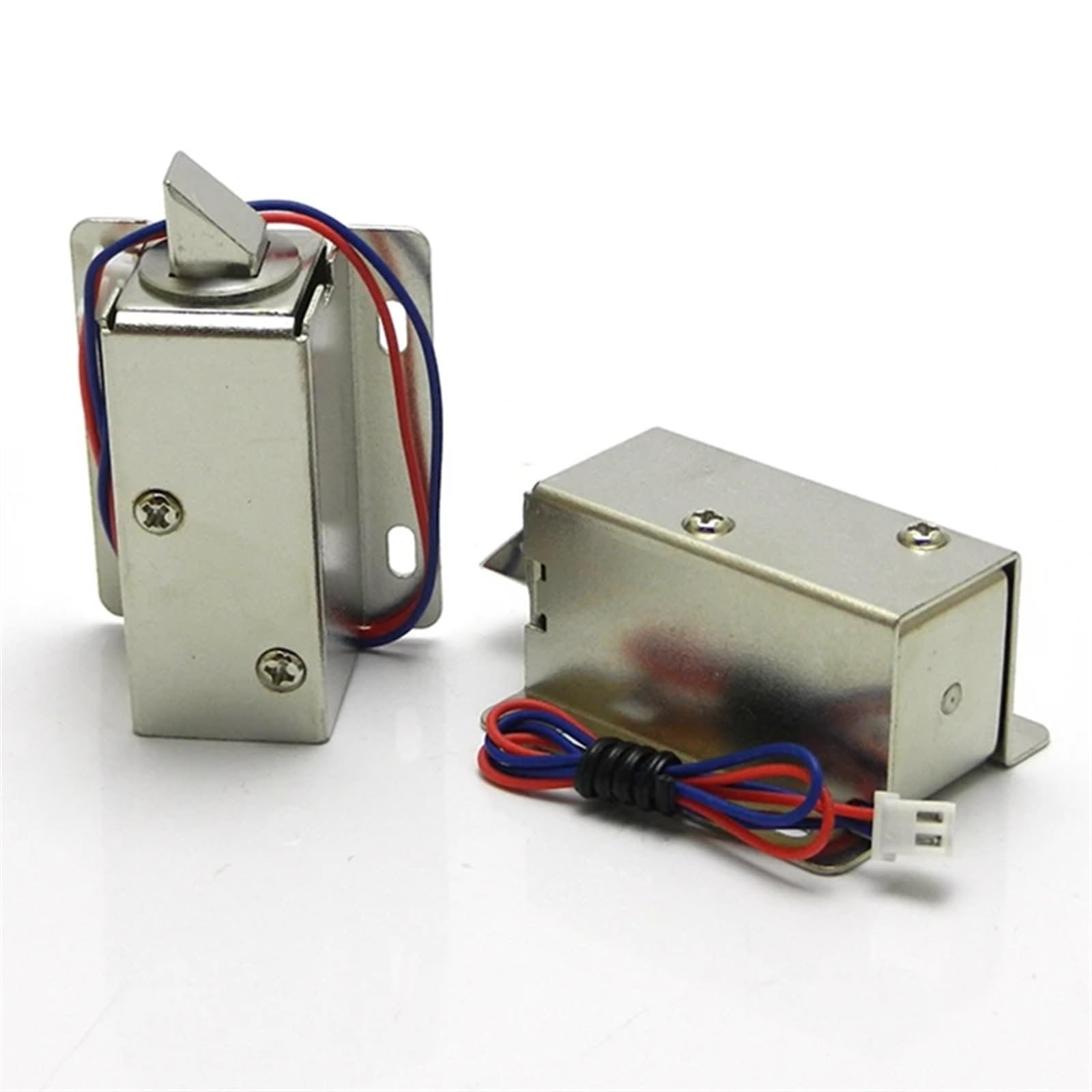 1 x elektromagnetyczny zamek elektromagnetyczny, DC 12 V 24 V, zestaw działań Push & Pull for Electric door lock or drawer, small electric drive input lock (24V)