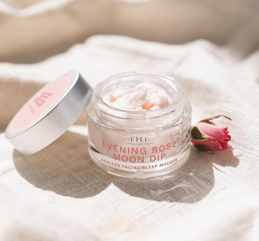 FarmHouse Fresh Evening Rose Moon Dip Retinol Night Cream, 1.7 Fl Oz