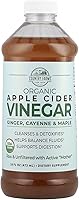 Country Farms Organic Apple Cider Vinegar Tonic with Mother, Ginger, Cayenne & Maple - Detox, Digestion, Weight Support, 16oz